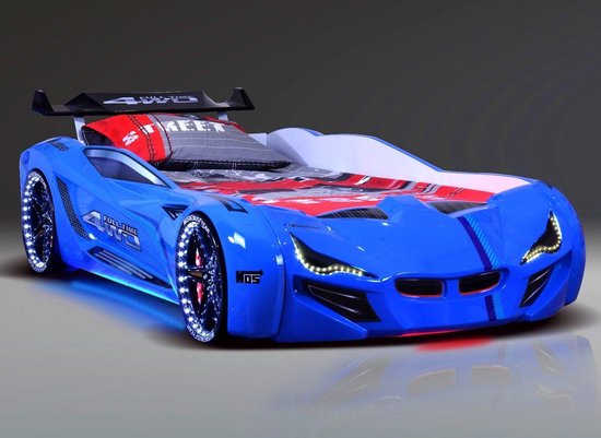 Racebed Street Racer | blauw kinderbed bol.com