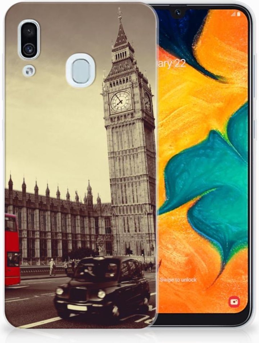 TPU Hoesje voor Samsung Galaxy A30 Siliconen Back Cover Londen