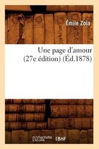 Litterature- Une Page d'Amour (27e �dition) (�d.1878)