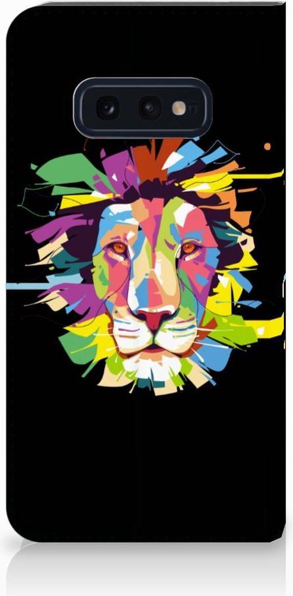 Samsung Galaxy S10e Magnet Case Lion Color