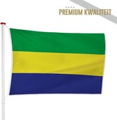 Gabonese Vlag Gabon 200x300cm - Kwaliteitsvlag - Geschikt voor buiten