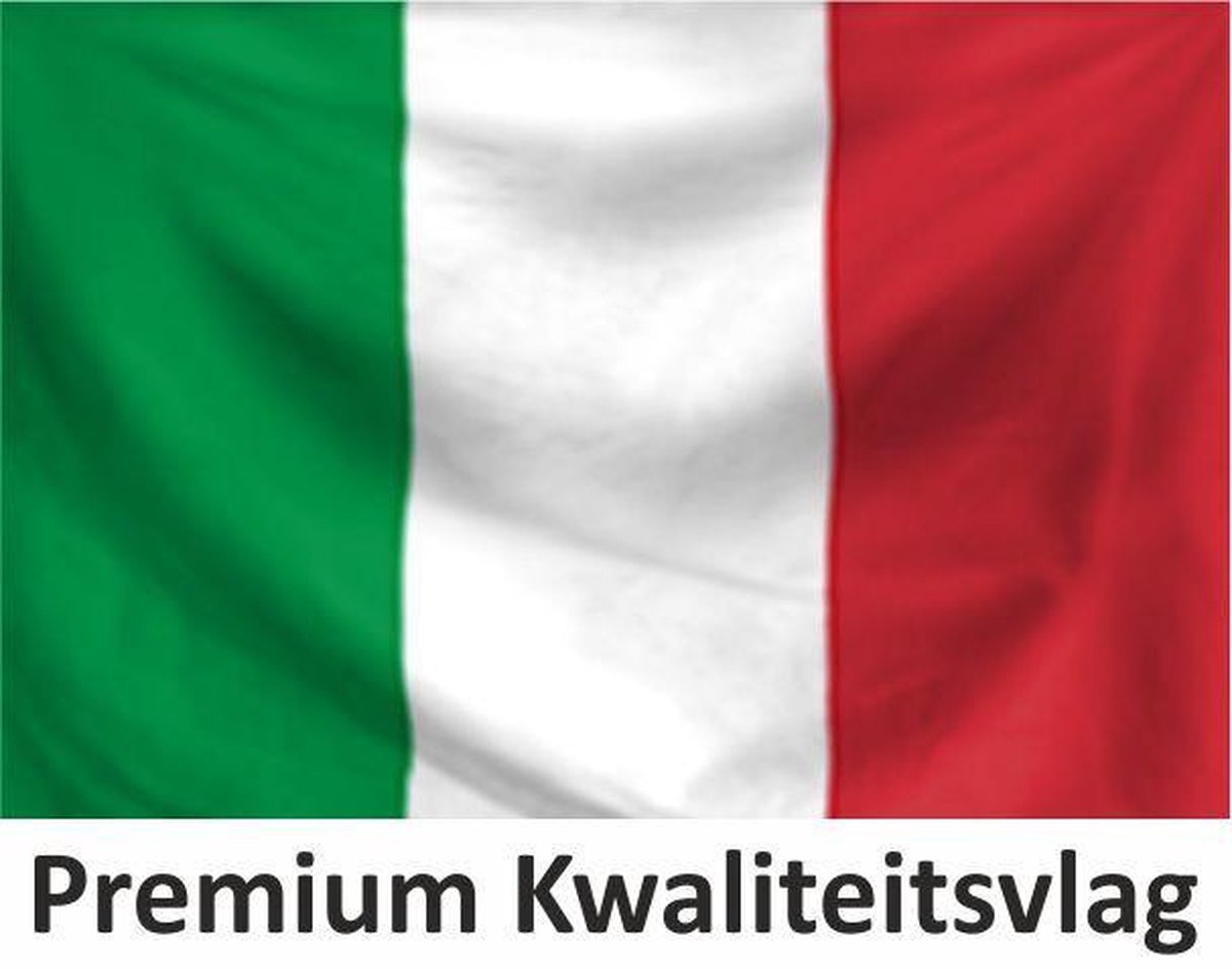Italiaanse Vlag Italie 40x60cm Premium - Kwaliteitsvlag - Geschikt voor