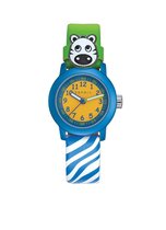 Esprit Kids ES106414032 Cutie Face - Horloge - Leer - 28 mm - Blauw
