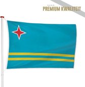 Arubaanse Vlag Aruba 100x150cm - Kwaliteitsvlag - Geschikt voor buiten