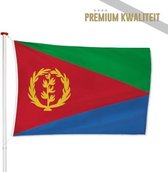 Eritrese Vlag Eritrea 150x225cm - Kwaliteitsvlag - Geschikt voor buiten