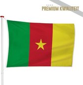 Kameroense Vlag Kameroen 150x225cm - Kwaliteitsvlag - Geschikt voor buiten
