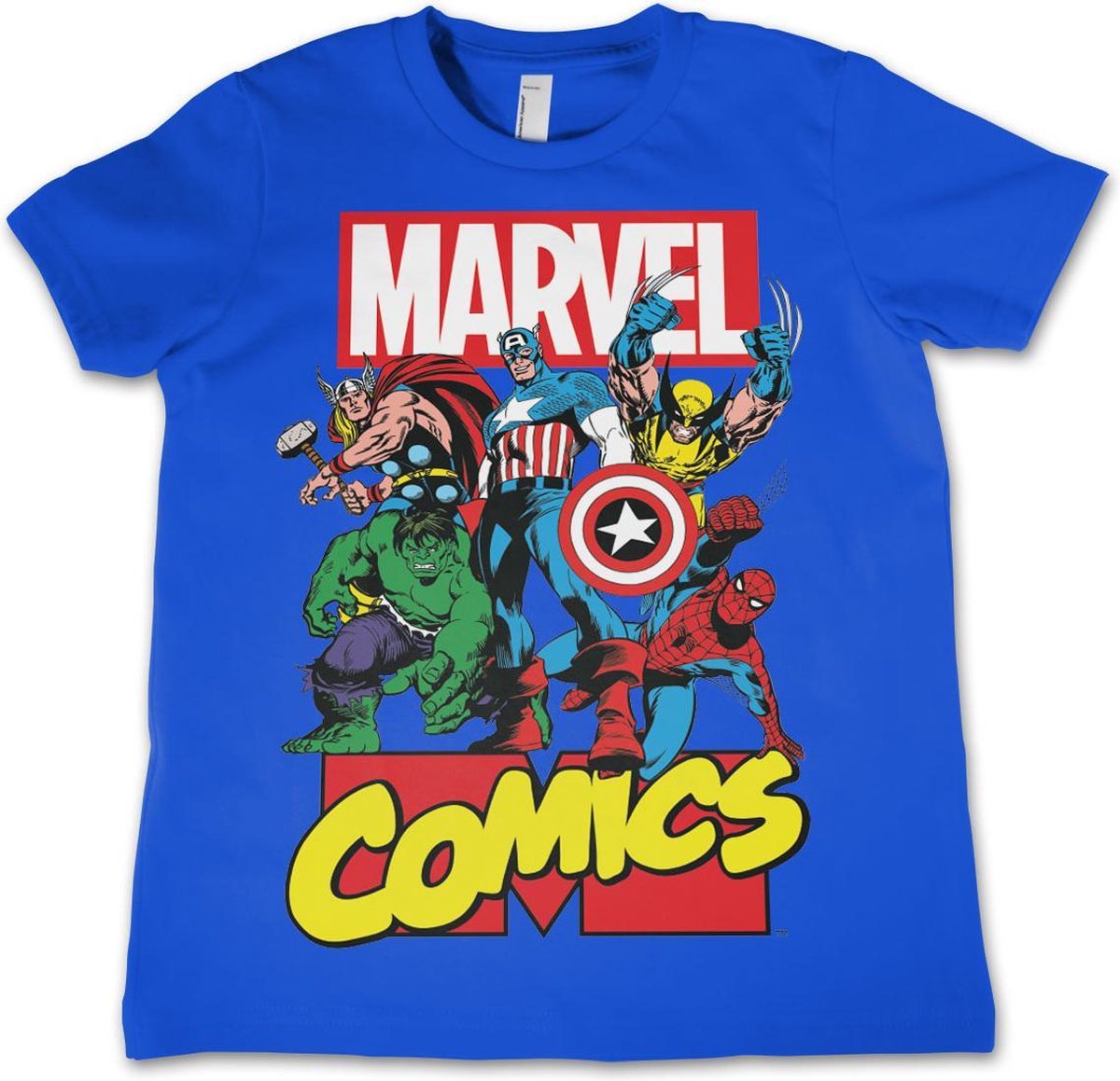 raken Interactie tussen Marvel Comics superhelden Marvel Jongens T-shirt Maat 12/14 jaar | bol.com