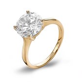 Twice As Nice Ring in 18kt verguld zilver, solitaire 10 mm 58
