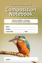 Kingfisher Theme Ruled Composition Notebook