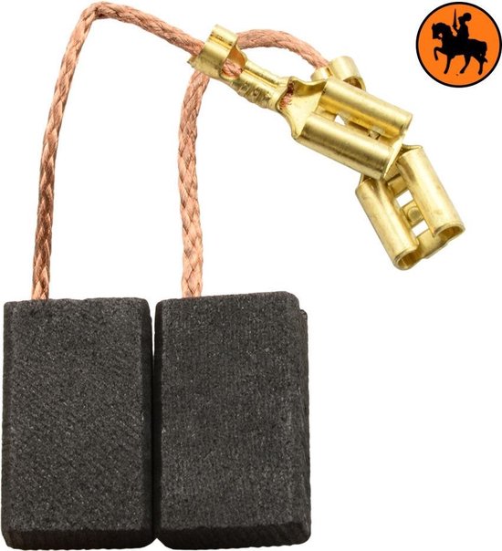 Jeu de balais de charbon pour défonceuse / scie Atlas Copco WSL125XL - 5x10x16mm