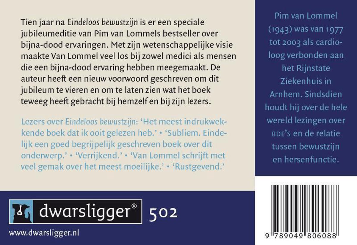 bol.com | Eindeloos bewustzijn. Een wetenschappelijke visie op de bijna