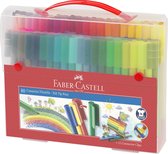 Kleurstift faber-castell connector 80st cadeauset | Set a 80 stuk | 12 stuks