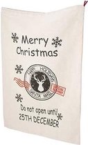 Cosy&Trendy Kerst cadeauzak 'Santa mail' - Jute - 50 x 10 x 68 cm