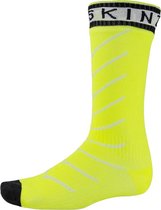 Sealskinz Super Thin Pro sock Hydrostop Fietssokken - Maat XL - Neon Yellow/White/Black