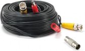 Conceptronic CCBNC18 coax-kabel 18 m BNC+DC Zwart, Rood, Geel