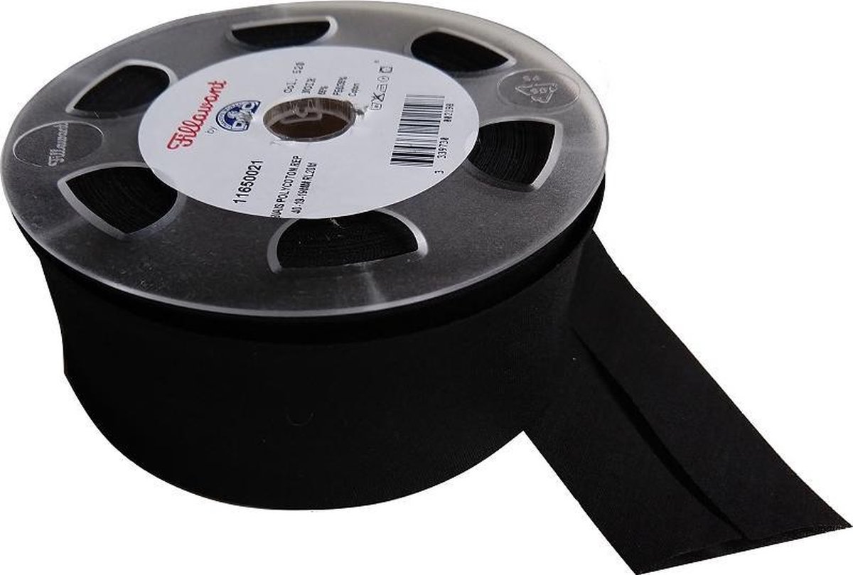 100% Katoen Band 40mm ME:NaMa Biasband Katoen - 10 Meter X 40 Mm (gevouwen) | Hoogwaardige Naaiband Voor Randen, Gemaakt In België Belgische Biasband 10 Meter
