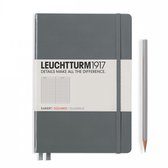 Leuchtturm1917 Notitieboek Antraciet - Medium - Geruit