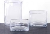 Maison Péderrey Plantenbak-Accubak-Schaal Glas-Glaswerk-Mondgeblazen glas (bak links achter op foto)