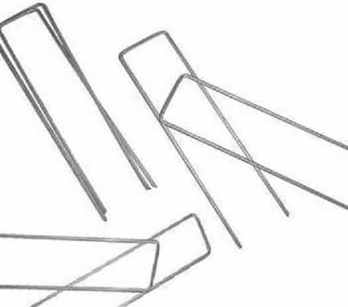 kunstgraspennen, gronddoekpennen, gronddoekpennen, antiworteldoek pennen, 10 st , 20 x 5 x 20 cm