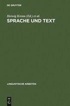 Linguistische Arbeiten- Sprache und Text