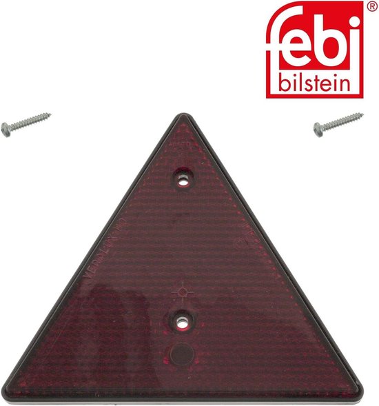 Rode datum vertrouwen Aanvulling Aanhangwagen reflector driehoek aanhanger | bol.com