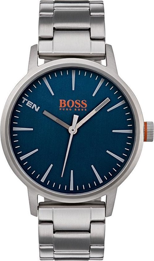 Hugo Boss Orange horloge heren - zilver - edelstaal |