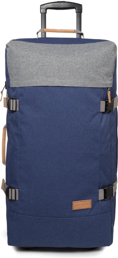 EASTPAK Tranverz S - Sac De Voyage Cabine 42L Bleu Avec Roues - Neuf - 33x50x25 Cm