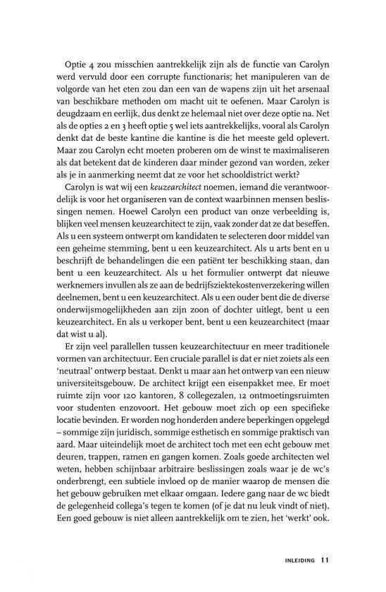 Pagina met tekst, de titel is 'De schoolkantine'.