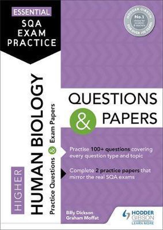 Essential SQA Exam Practice Higher Human Biology Questions and Papers