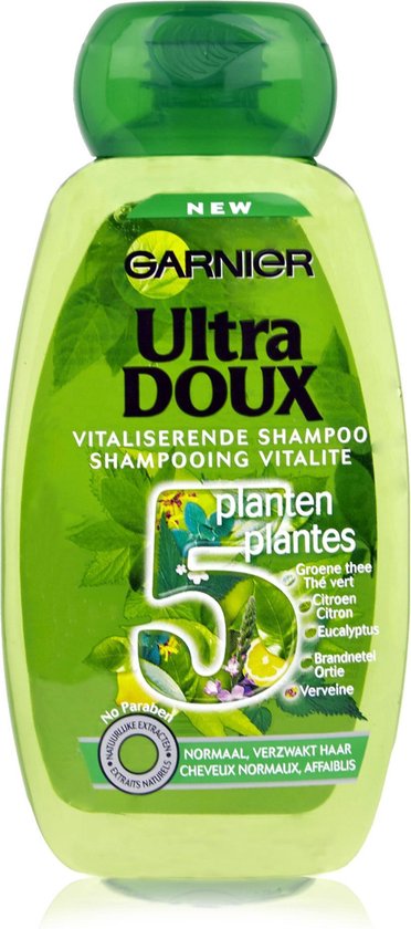 Garnier Ultra Doux 5 Planten - Shampoo 250ml - Normaal Haar | bol.com