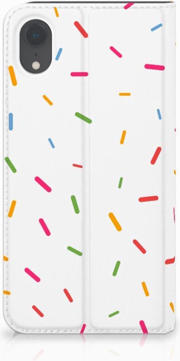 Apple iPhone Xr Flip Style Cover Donut Roze