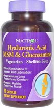 Natrol Hyaluronzuur MSM & Glucosamine - 90 Capsules - Voedingssupplement