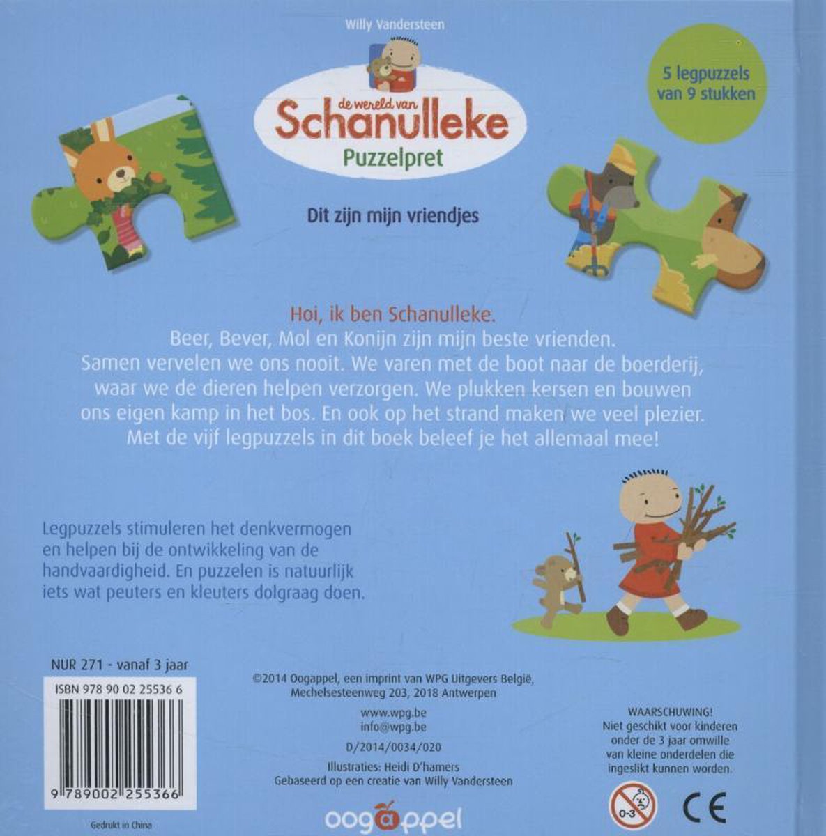Schanulleke - De wereld van Schanulleke puzzelpret, Vandersteen Willy |  9789002255366... | bol.com