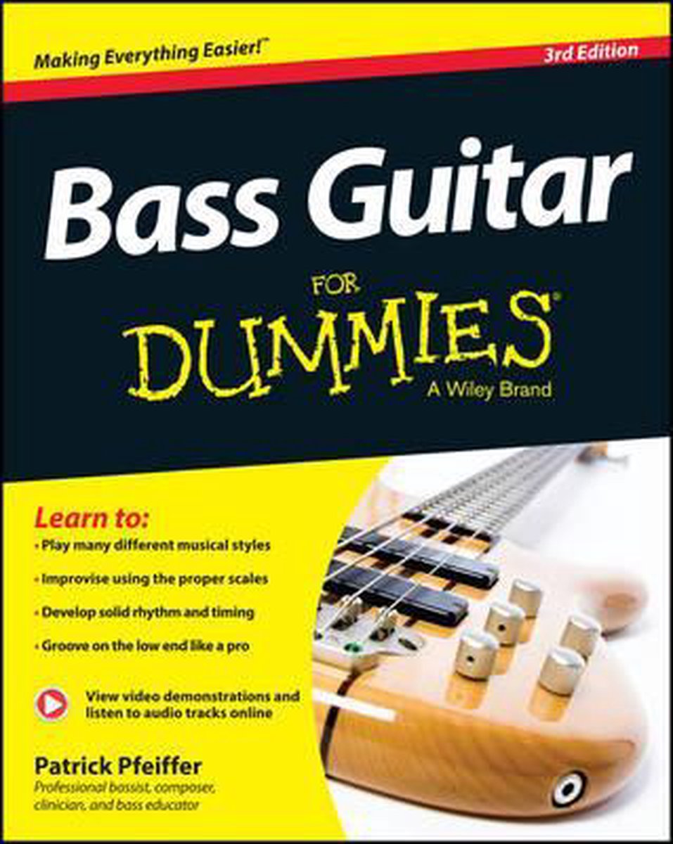 Bass Guitar For Dummies 3Rd Edi - Patrick Pfeiffer