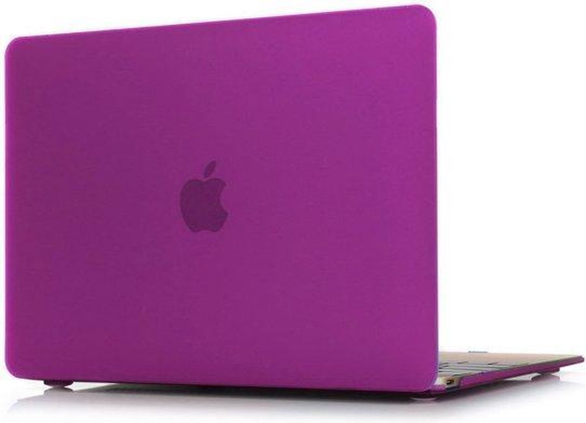 Macbook Case voor New Macbook PRO 15 inch met of zonder Touch Bar 2016 / 2017 - Hard Case - Matte Diep Paars