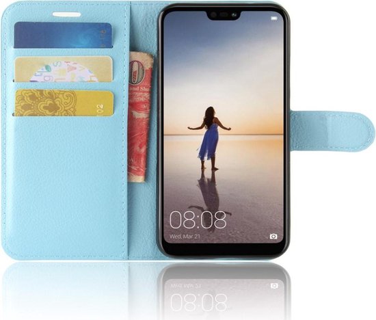 Étui Book Case Huawei P20 Lite - Bleu Clair