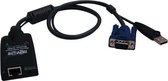 Tripp Lite B055-001-USB Zwart toetsenbord-video-muis (kvm) kabel