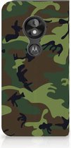 Motorola Moto E5 Play Standcase Hoesje Design Army Dark