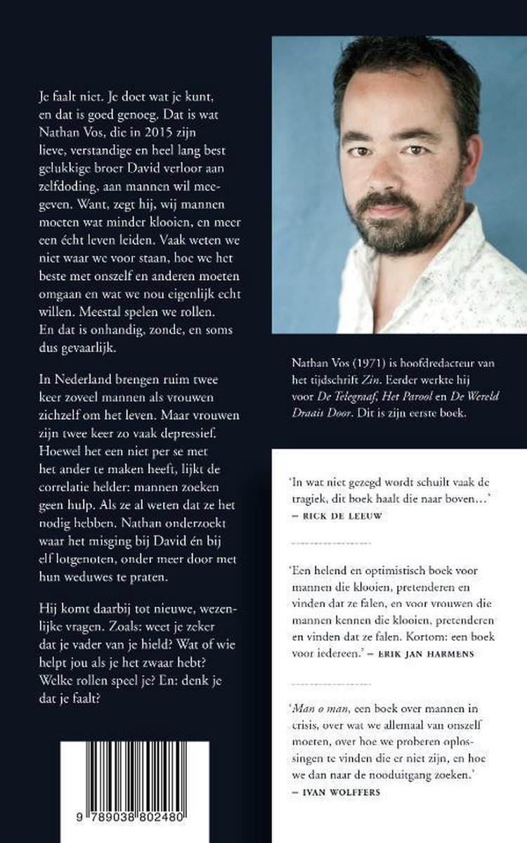 Man o man - back cover