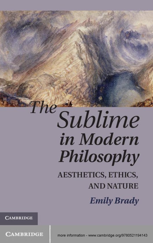 The Sublime in Modern Philosophy - cover