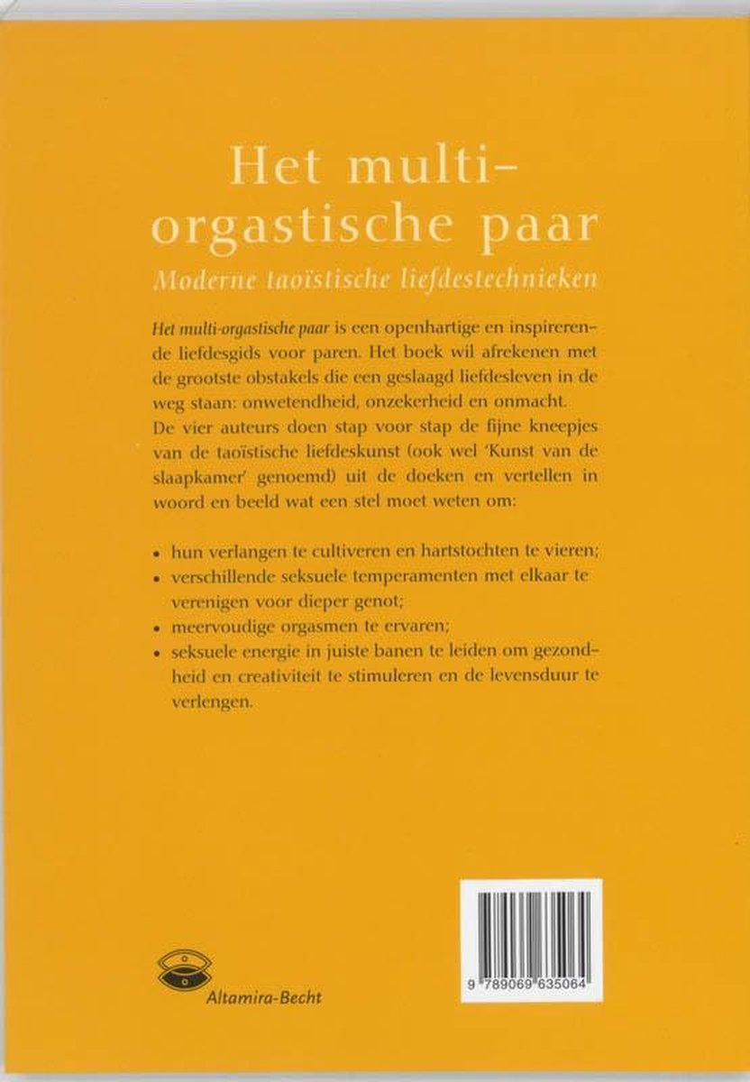 Het multi-orgastische paar - back cover