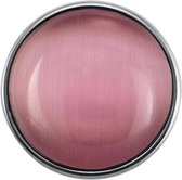 Quiges - Drukknoop Mini 12mm Cateye Roze - EBCMK024