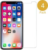 4x Screenprotector Tempered Glass voor Apple iPhone Xs / X - Screen protector Transparant van iCall