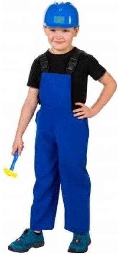 straal Taille Integraal Bouwvakkers verkleed overall blauw voor kinderen 152 | bol.com