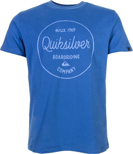 Quiksilver T-shirt - Maat S  - Mannen - blauw
