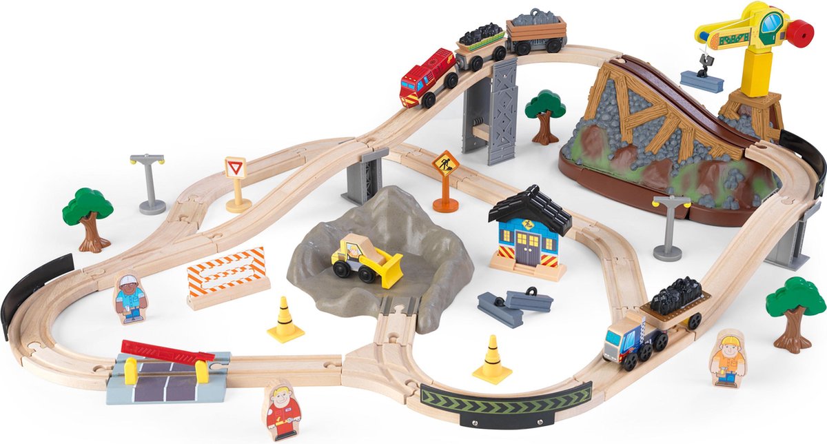KidKraft Bouwtreinset Met Emmertop