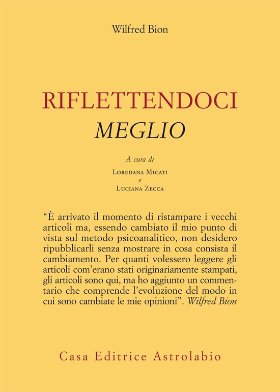 Riflettendoci meglio - cover