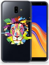 Geschikt voor Samsung Galaxy J6 Plus (2018) Uniek TPU Hoesje Lion Color