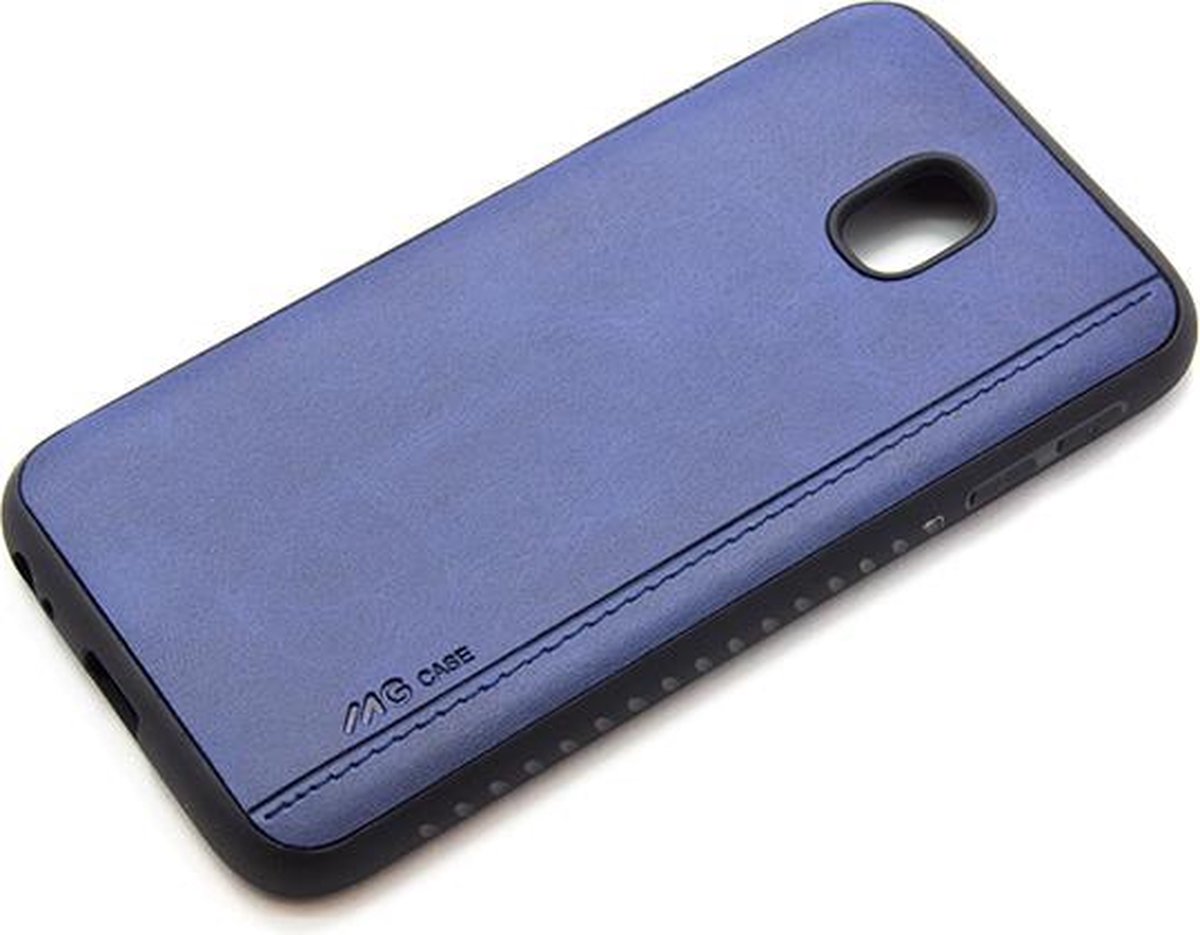 Hoesje geschikt voor Samsung Galaxy J3 Pro -Blauw