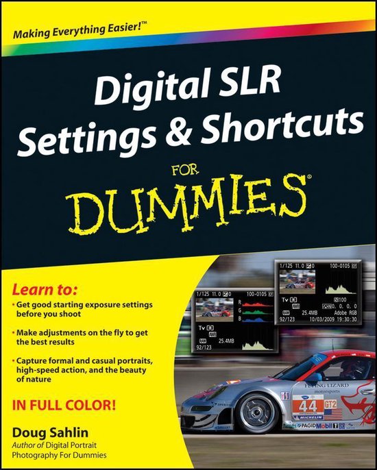 Digital SLR Settings and Shortcuts For Dummies - cover
